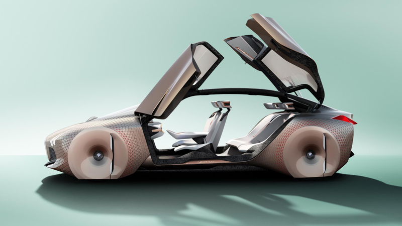 Illustration for article titled BMW's Vision Next 100 Is A Wild Shapeshifter From The 22nd Century